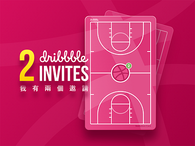 2 Dribbble Invites