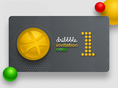 1 Dribbble Invitation