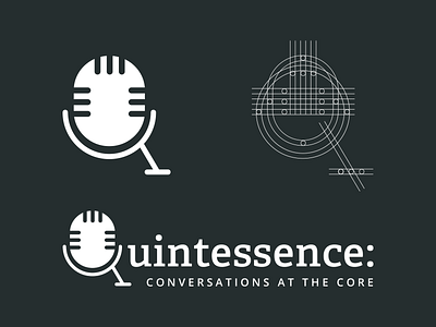 Quintessence Logo/Podcast Cover clean design graphic design illustration logo logo design logodesign logos minimal minimal logos minimalist minimalist logo podcast art podcast cover podcast logo simple simple design simple illustration simple logo simple logo design vector art