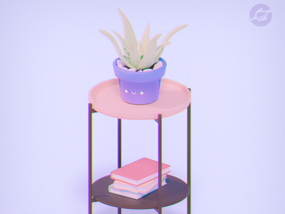 Flower Pot 3d 3d art 3d artist 3d artwork 3dmodel b3d blender blender3d blendercycles cycles illustration render