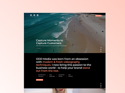 Odd Media Design on Webflow