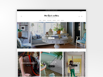 The Fabric Editors - Shopify Design