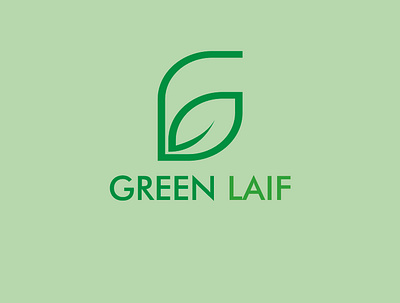 green leaf logo branding design illustration leaf logo minimal symbol vector