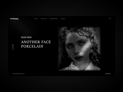 Another Face Header anotherface black black white blackandwhite branding cover creative creativity dark deep design different face minimal simplicity ui ux web webdesign website design