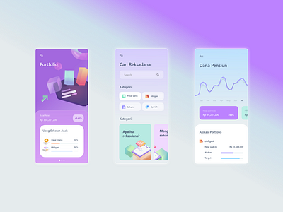 Mobile Application 3d animation blue branding creative design graphic design illustration minimal mobile application motion graphics portfolio purble ui ux web web design