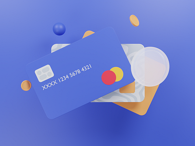 credit card 3d illustration 3d 3d art 3d design 3d illustration blender buy credit card debit card ecommerce payment purchase