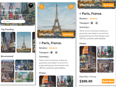 Travel Explore Destination Mobile App
