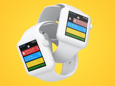 To Do App for Apple' Smart Watch Devices ios devices smartwatch to do ui
