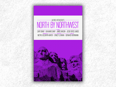 North By Northwest (Hitchcock movie poster) design film poster hitchcock movie movie poster north by northwest north by northwest poster poster print