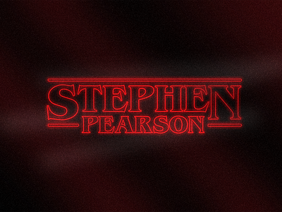 Stranger Things Titles 80s bengulat classic credits font king retro stephen stranger things titles typography