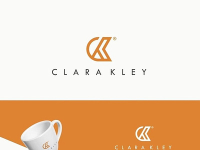 CLARA KLEY cup design app kopi logo