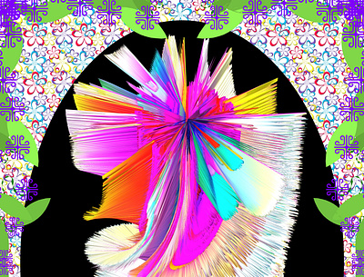 Graphic Flower 2 flower graphicdesign photoshop psychedelic