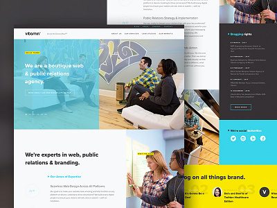 Vitamin Agency Site creative agency css html web design wordpress