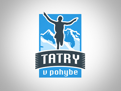 Tatras in motion logo mountains run running slovakia sport tatras