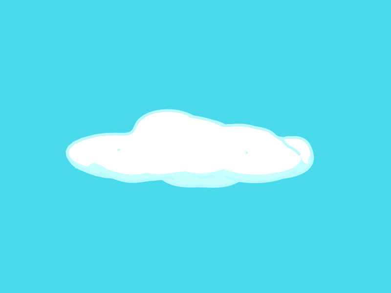 Poof animation blender cloud poof