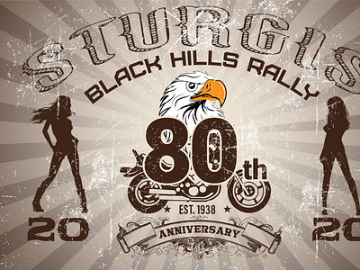 BLACK HILLS RALLY (Flag design)