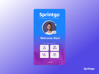 Sprintgo Chat app branding chat graphic design logo sotfware