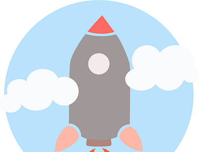 Rocket Logo design illustration logo vector