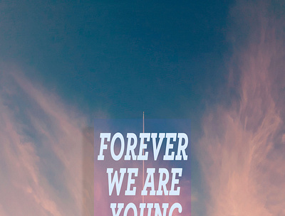 BTS "Young Forever" design typography