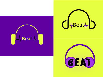 Streaming Music Startup branding design flat logo minimal