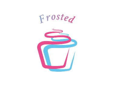 Cupcake Logo branding flat illustration logo minimal vector
