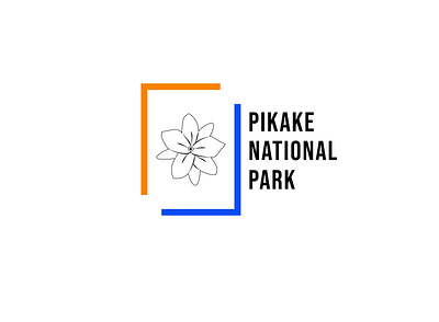 National Park Logo design flat logo minimal typography
