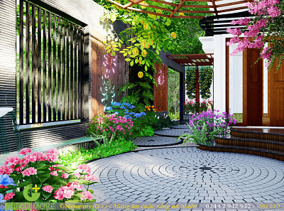 Villa Landscape Design - Son Tay, Ha Noi, Viet Nam garden design