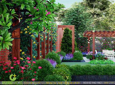 Villa Landscape Design - Vinh Phuc, Viet Nam architecture design garden house landscape