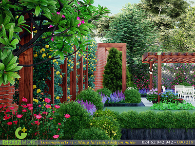 Villa Landscape Design - Vinh Phuc, Viet Nam