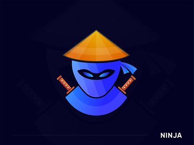 Mascot logo for Ninja abstract app branding branding agency gfxhouse icon illustration letter logo lettermark logo logo designer logo mark logodesign logotype mascot character modern modern logo