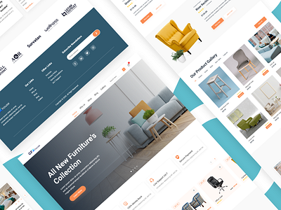 Landing page design clean design design landing page design website desktop gfxhouse home page homepage illustration interface landing landing page site social ui uidesign web webdesign website website design