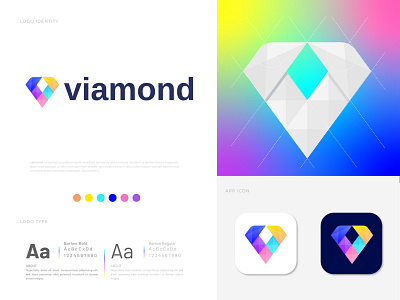 Modern V letter Logo for vaimond app icon brand and identity branding branding agency business daimond logo ecommerce gfxhouse identity letter logo lettering logo logo logo design branding logodesign logodesigns logotype mark minimal modern v letter logo