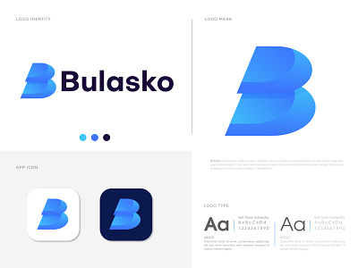 B letter logo for Bulasko app icon b letter logo b logo b mark brand and identity branding branding agency business creative logo identity letter logo lettering logo logo design branding logo mark logodesign logodesigns logotype minimal logo modern modern logo