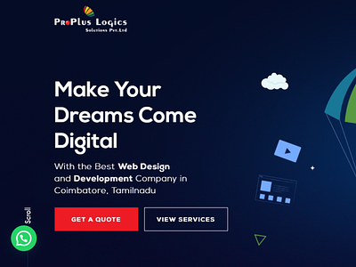 ProPlus Logics Solutions Landing Page