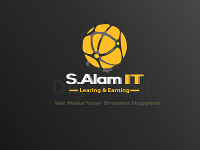 S.Alam IT business corporate it it logo logo logo design