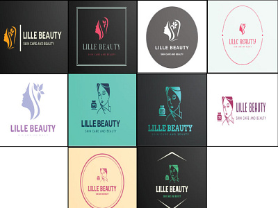 LILLE BEAUTY beauty logo logo design skin skin care logo