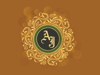 AJ Logo Design logo logo design typogaphy typography logo