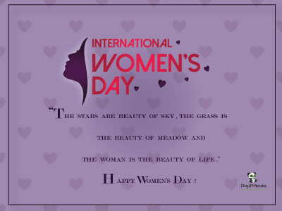 International Women's Day 8th march banner banner design women