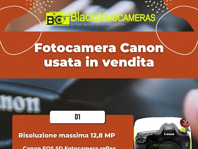 Fotocamera Canon usata in vendita