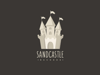 Sandcastle Records art awesome castle cool design good graphic great logo music sand sandcastle