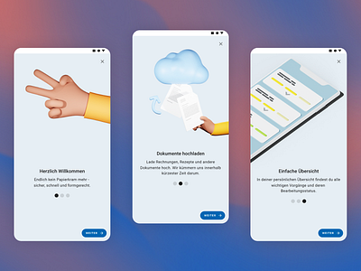 Health app onboarding