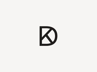 KD brand d k logo monogram