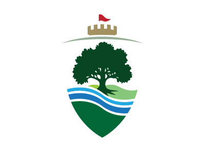 Ngcc brand country club golf logo