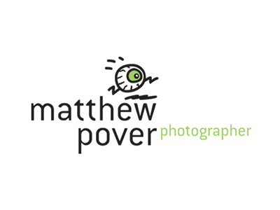 Matthew Pover logo logo photography typography