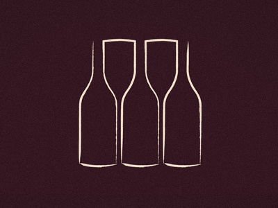 Bottle Glass Illustration bottle glass illustration logo wine