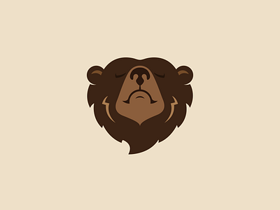 Big Bear bear brown character drawing icon illustration