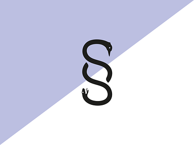 SS Monogram branding icon letter mark logo monogram s snake ss swan