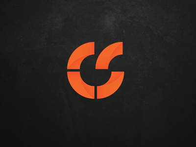 CS version 2 brand c cs logo marque orange s
