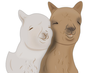 Alpaca Mood alpaca animals artist artwork design drawing flat flat illustration icon illustration illustrator logo