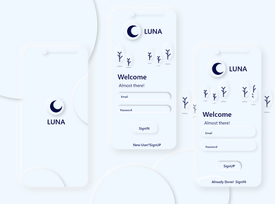 Luna design uidesign uiux uxdesign